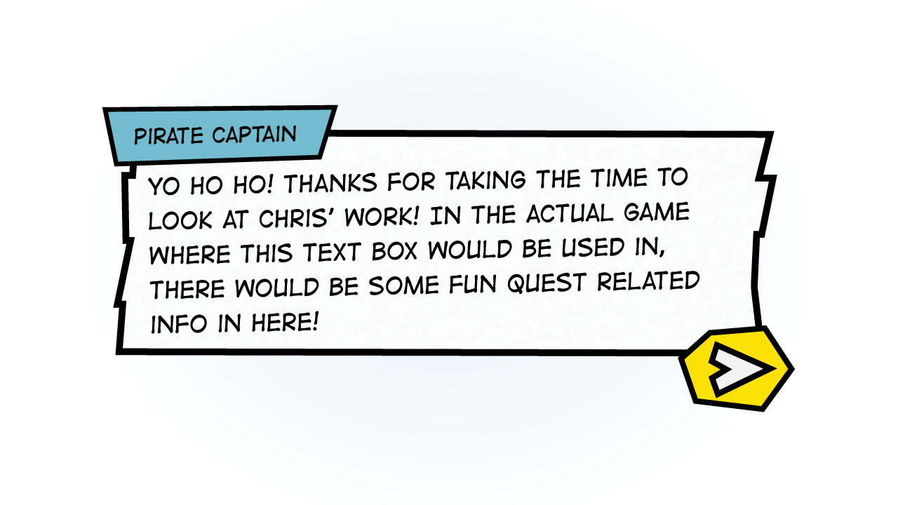 Game art textbox