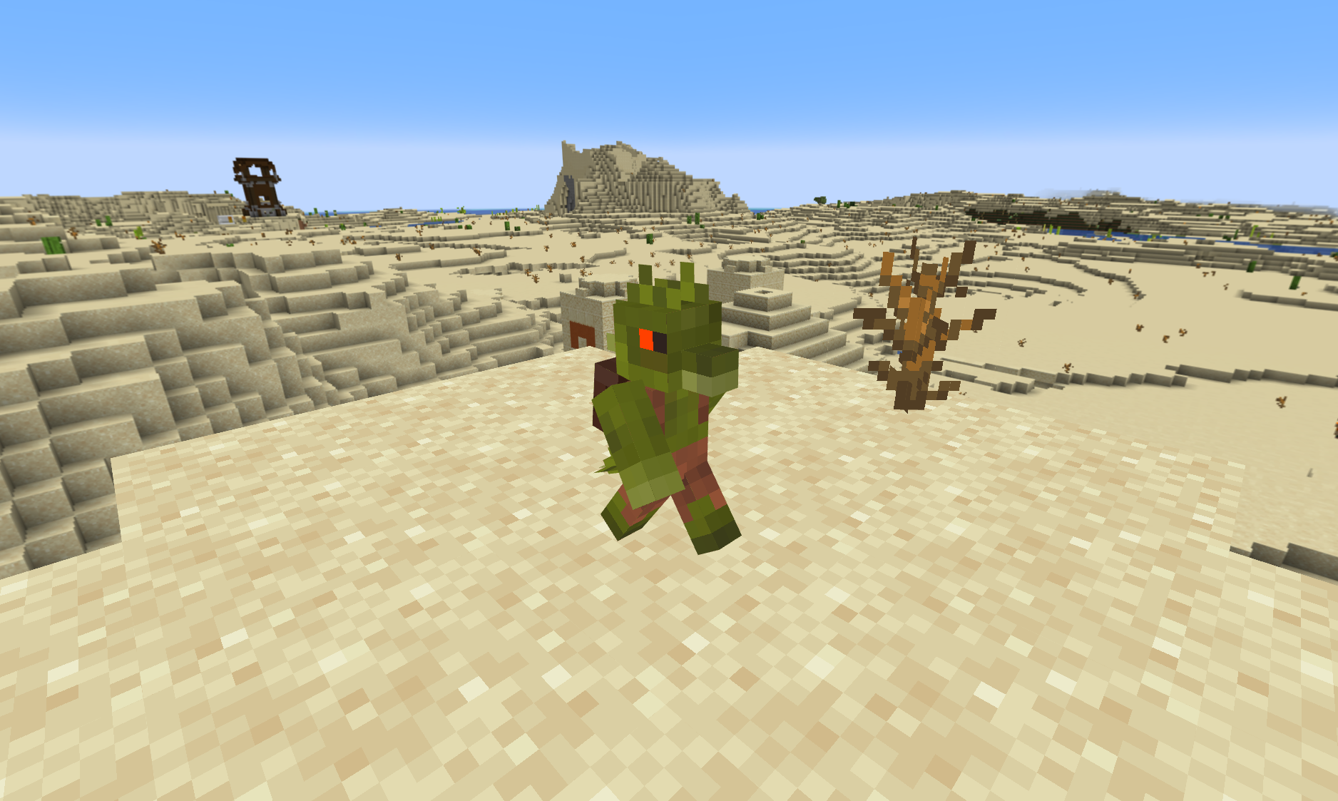 Kobold - Custom Minecraft Monster (Model, textured, animated and modded into the game)