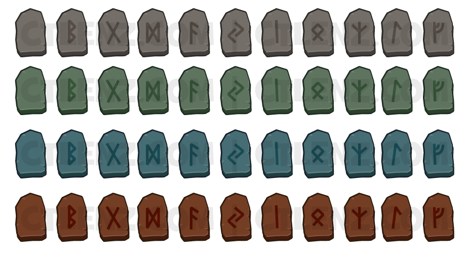 Runes for an upcoming virtual pet site.